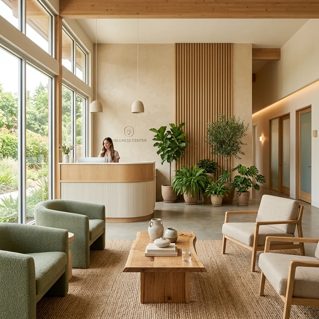 Interior de URUZ, clínica de medicina integrativa